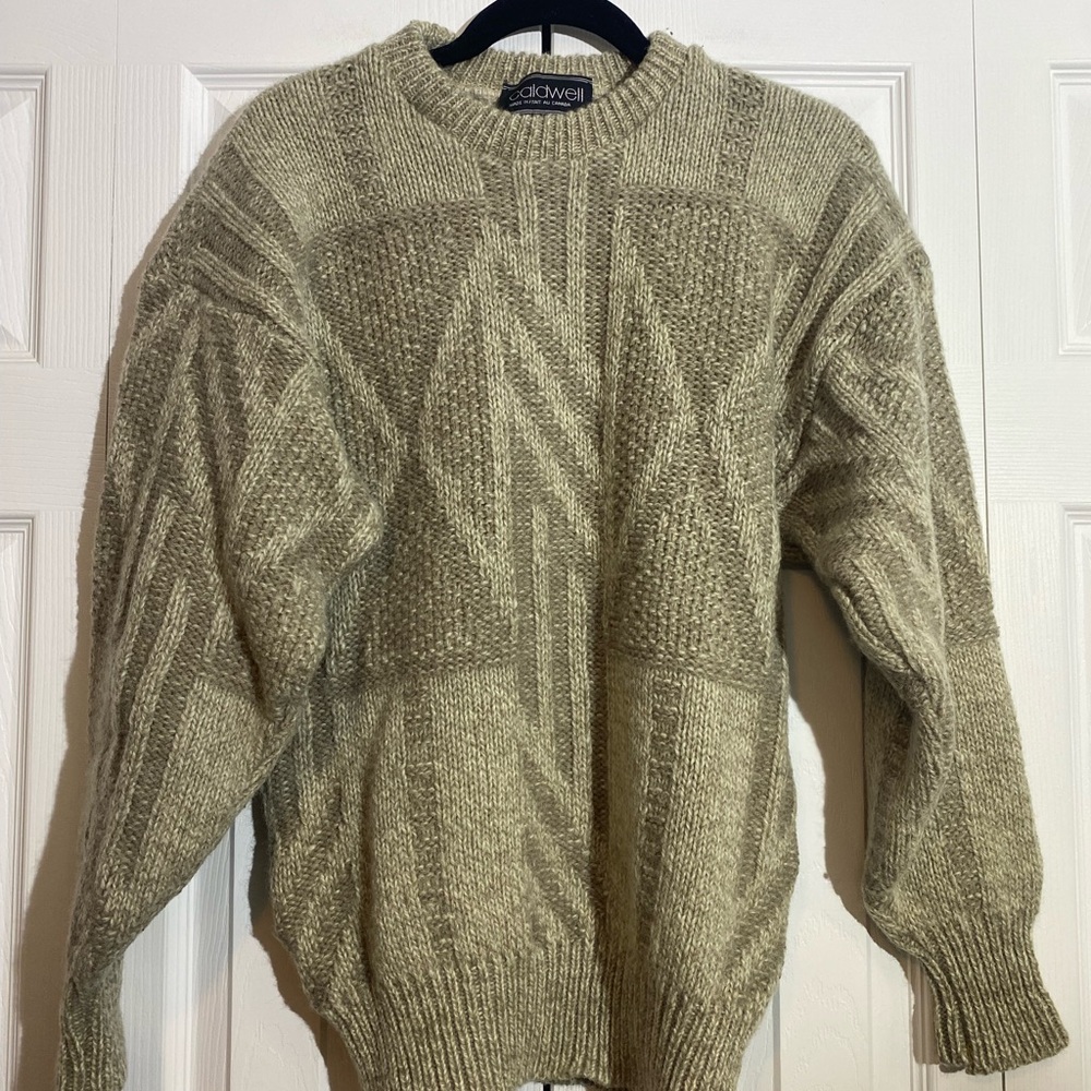 Madewell Men's Textured Crewneck Sweater in Beige